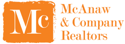 Logo of McAnaw Realtors, a real estate company in Bartlesville, Oklahoma.